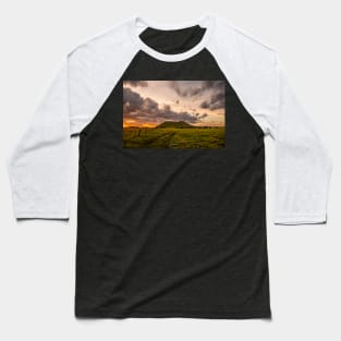 Sunset at Mount Elephant, Derrinallum, Victoria, Australia Baseball T-Shirt